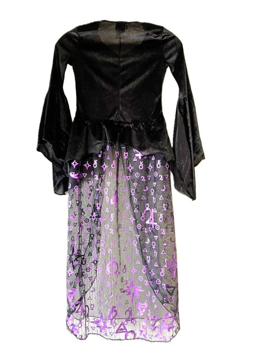 Spirit Halloween Kids Dark Coven Witch Costume Top Size S